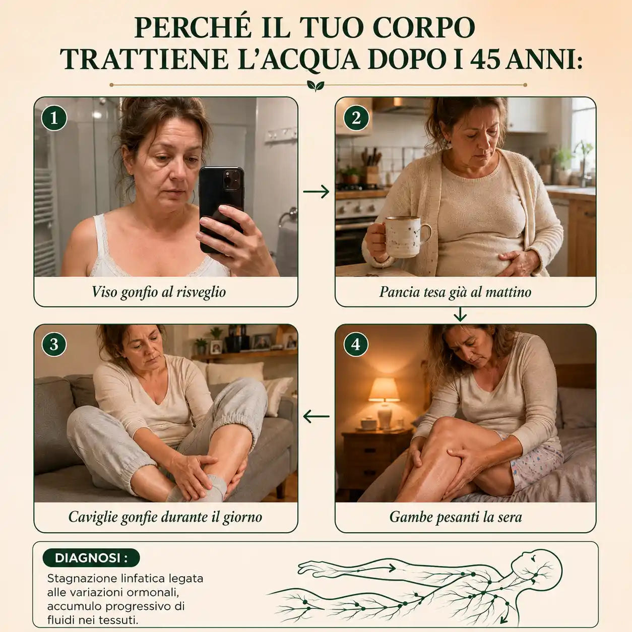 Gocce per il drenaggio linfatico