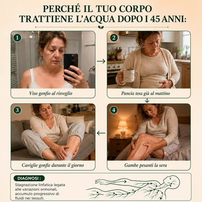 Gocce per il drenaggio linfatico